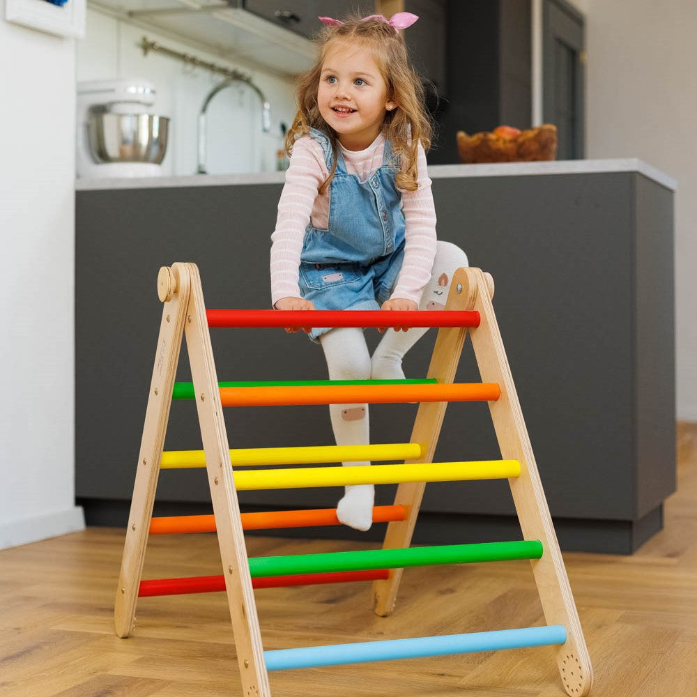 Modifiable Montessori Climbing Triangle