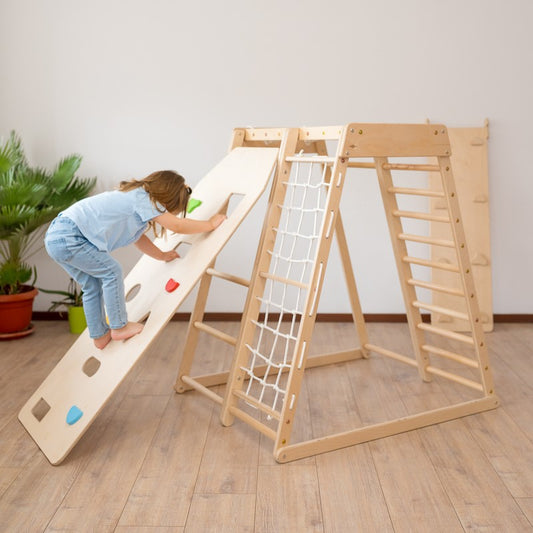 Wooden Climbing Ramp