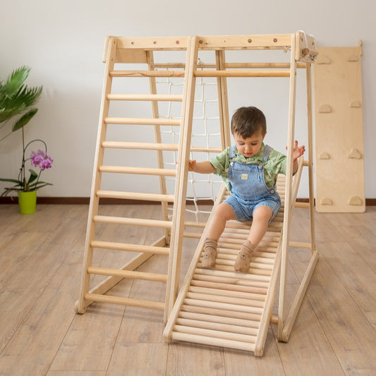 Wooden Roller Ramp Slide