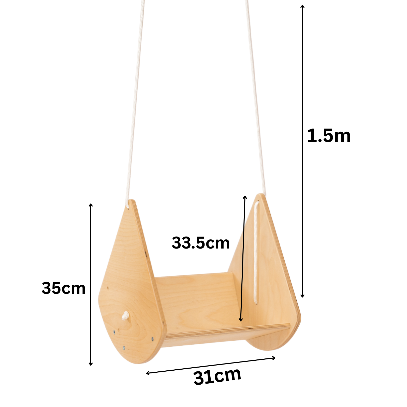 2-in-1 Swing & Seat Wooden Magic