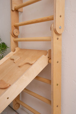Swedish Wall with Ramp and Gymnastic Rings