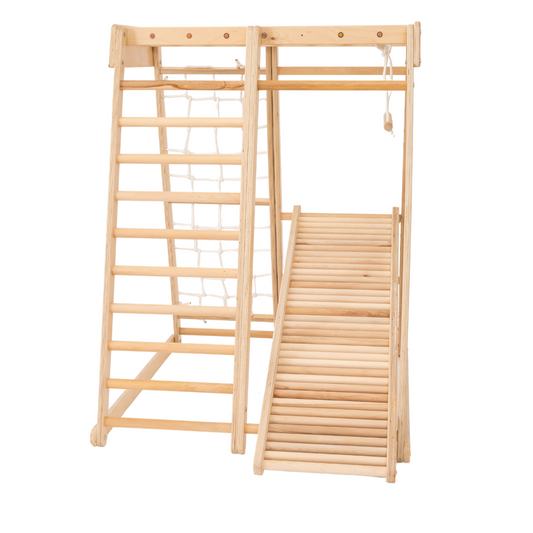 Wooden Roller Ramp Slide