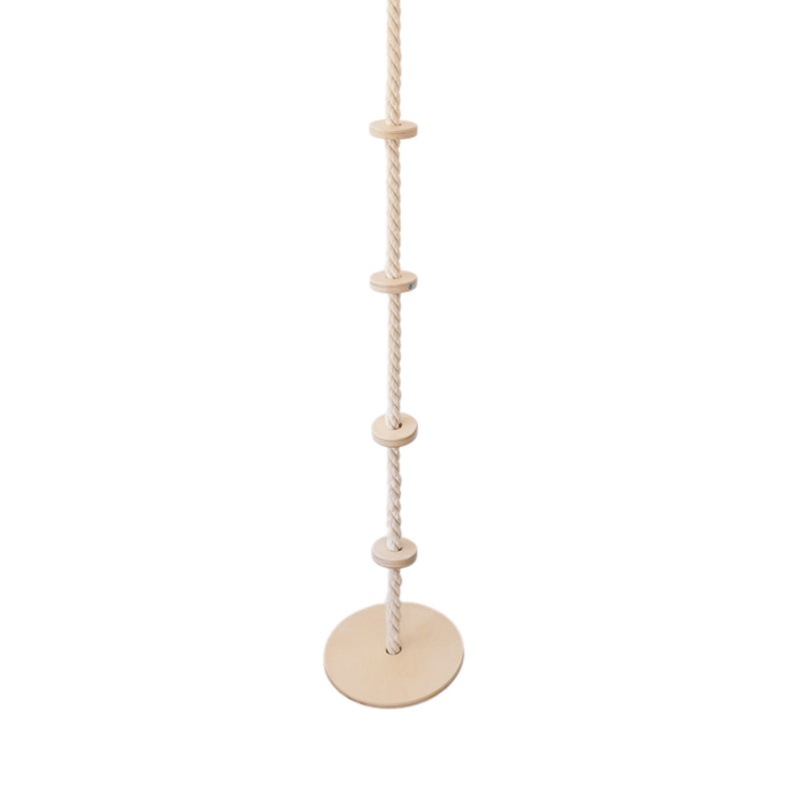 Wooden Disk - Swing and Climbing Rope 2in1