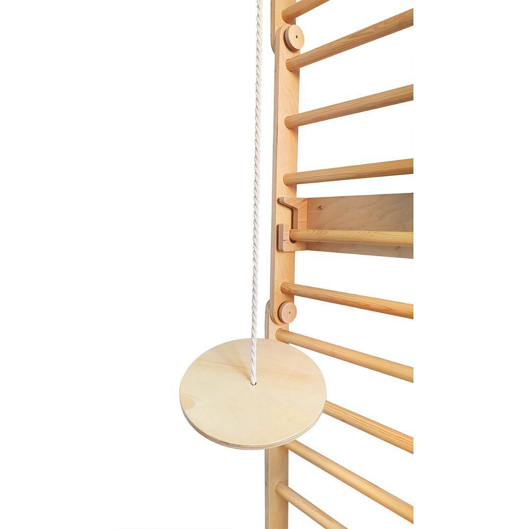 Wooden Swing disc attachment for Swedish Wall